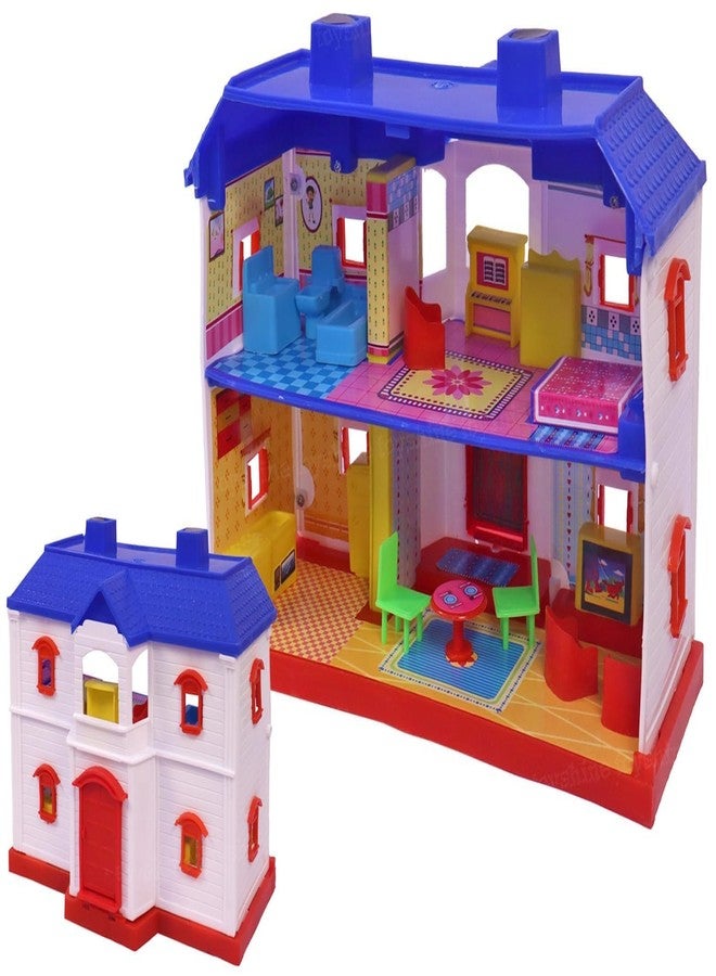 توي شاين بيت الدمى "ماري هوم سويت دريم" من توي شاين، يمكنك تركيبه بنفسك، مع حجرتين وإكسسوارات أثاث. - Image 1